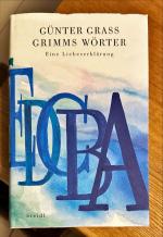 Günter Grass: Grimms Wörter (signiertes 