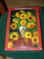 Sunflowers in an Peacock Vase - Puzzle 1