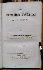 Heffter, August Wilhelm: Das europäische