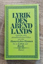 ausgewählt von Georg Britting: Lyrik des ausgewählt von Georg Britting: Lyrik des