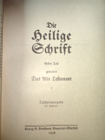 Die Heilige Schrift aus dem Grundtext üb
