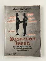 Navarro Joe: Menschen lesen – Ein FBI-Ag