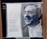 3 CDs J. Brahms Symphonien Nr.1-4 Suitner
