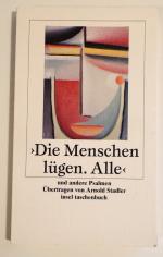 Arnold Stadler: "Die Menschen lügen. All