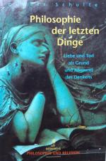 Günter Schulte: Philosophie der letzten Günter Schulte: Philosophie der letzten