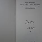 Jorge Semprun: Unsre allzu kurzen Sommer