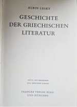 Albin Lesky: Geschichte der griechischen