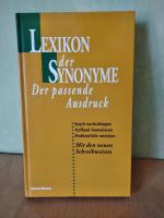 Lexikon der Synonyme - Der passende Ausdruck