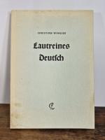 Christian Winkler: Lautreines Deutsch. Ü