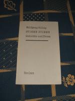Wolfgang Hilbig: Stimme, Stimme - Gedich