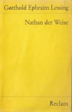 Lessing, Gotthold Ephraim: Nathan der We Lessing, Gotthold Ephraim: Nathan der We