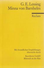 Lessing, Gotthold Ephraim: Minna von Bar Lessing, Gotthold Ephraim: Minna von Bar