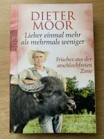 Dieter Moor: Lieber einmal mehr als mehr Dieter Moor: Lieber einmal mehr als mehr
