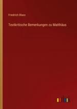 Textkritische Bemerkungen zu Matthäus