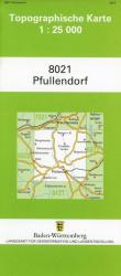 Topographische Karte Baden-Württemberg Pfullendorf