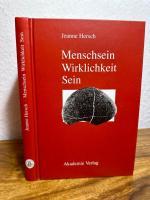 Jeanne Hersch: Menschsein, Wirklichkeit,
