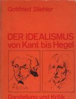 Gottfried Stiehler: Der Idealismus von K Gottfried Stiehler: Der Idealismus von K