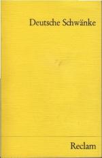 Deutsche Schwänke. hrsg. von Leander Petzoldt / Universal-Bibliothek ; Nr. 9954