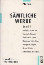 Plato: Sämtliche Werke; Teil: Bd. 1., Apologie des Sokrates [u.a.]. übers. von / Rowohlts Enzyklopädie ; 561