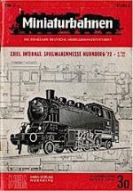 Miniaturbahnen. Die führende deutsche Modellbahnzeitschrift; 24. Jg, Heft 3a/ März 1972: XXIII. Internat. Spielwarenmesse Nürnberg '72 - 2. Teil (L-Z).