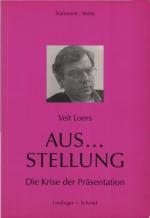 Aus...stellung : die Krise der Präsentation. Statement-Reihe ; S 5