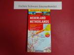 Nederland : met schilderachtige routes en bezienswaardigheden ; uitklapbare overzichtskaart, afstandstabel, register van plaatsnamen, 6 stadsplattegronden ; geeft ook kleine plaatsen en kleine wegen aan = Netherlands.