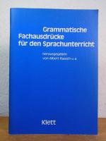 Grammatische Fachausdrücke für den Sprachunterricht