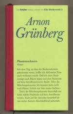 Arnon Grünberg: Phantomschmerz. Roman au Arnon Grünberg: Phantomschmerz. Roman au