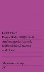 Dolf Oehler: Pariser Bilder I (1830?1848