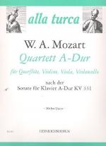 Quartett a-Dur nach der Sonate KV331