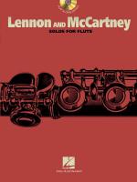 Lennon and McCartney (+CD)