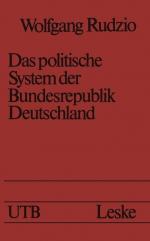 Das politische System der Bundesrepublik Deutschland: Eine Einführung