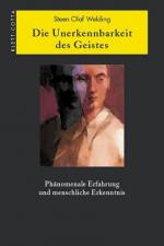 Welding, Steen O.: Die Unerkennbarkeit d Welding, Steen O.: Die Unerkennbarkeit d