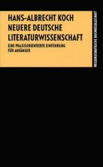 Koch Hans, A: Neuere deutsche Literaturw Koch Hans, A: Neuere deutsche Literaturw