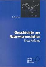 Geschichte der Naturwissenschaften. Erste Anfänge