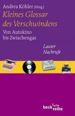 Andrea Köhler: Kleines Glossar des Versc