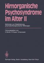 Hirnorganische Psychosyndrome im Alter II: Methoden zur Objektivierung pharmakotherapeutischer Wirkungen