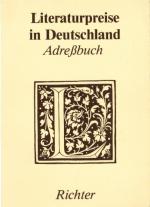 Literaturpreise in Deutschland. Ein Adressbuch