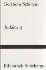 Gershom Scholem: Judaica 3