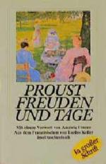 Marcel Proust: Freuden und Tage, Großdru
