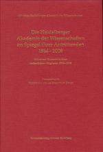 100 Jahre Heidelberger Akademie der Wissenschaften / Jubiäumsbände: 100 Jahre Heidelberger Akademie der Wissenschaften / Die Heidelberger Akademie der ... ... ordentlichen Mitglieder 1909-2008