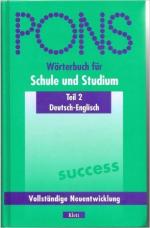 Martini, Ursula [Red.]: PONS Wörterbuch 