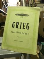 Erste Peer Gynt - Suite von Edvard Grieg, Opus 46, Löavier zu 2 Händen, für Pianoforte solo bearbeitet vom Komponisten Edition Peters Nr. 2420