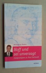 Wolfgang Huber: Hoff und sei unverzagt. 