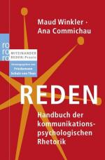 Winkler, Maud und Anka Commichau: Reden: Winkler, Maud und Anka Commichau: Reden: