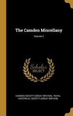 The Camden Miscellany; Volume 2