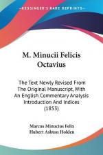 M. Minucii Felicis Octavius