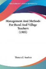 Management And Methods For Rural And Village Teachers (1905)