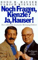 Hauser, Bodo H.+Ulrich Kienzle: Noch Fra Hauser, Bodo H.+Ulrich Kienzle: Noch Fra