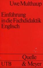 Uwe Multhaup: Einführung in die Fachdida